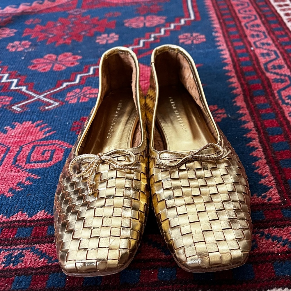 Freda Salvador Gold Jada Ballet Flats - Picture 6 of 7